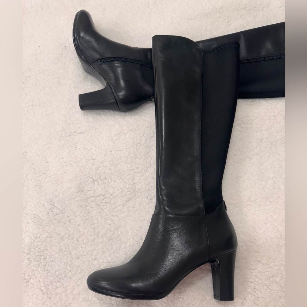 Anne Klein Black Women's Knee-High Boots